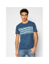 Jack&Jones Тишърт Playa Stripe 12188495 Тъмносин Regular Fit - Pepit.bg