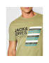 Jack&Jones Тишърт Rack 12198281 Зелен Regular Fit - Pepit.bg