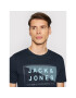 Jack&Jones Тишърт Shawn 12185035 Тъмносин Slim Fit - Pepit.bg