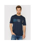 Jack&Jones Тишърт Shibori 12189045 Тъмносин Relaxed Fit - Pepit.bg