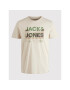 Jack&Jones Тишърт Track 12210420 Бежов Regular Fit - Pepit.bg