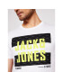 Jack&Jones Тишърт Victor 12187099 Бял Slim Fit - Pepit.bg