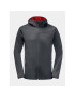 Jack Wolfskin Яке softshell Bornberg Hoody 1307471 Черен Regular Fit - Pepit.bg