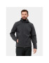 Jack Wolfskin Яке softshell Bornberg Hoody 1307471 Черен Regular Fit - Pepit.bg