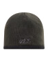 Jack Wolfskin Шапка Stormlock Logo Knit Cap 1910371-6350 Сив - Pepit.bg