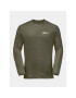 Jack Wolfskin Тениска с дълъг ръкав Essential Longsleeve 1808821 Каки Regular Fit - Pepit.bg