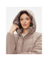 JDY Пухено яке 15300564 Кафяв Regular Fit - Pepit.bg