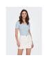 JDY Тишърт 15253481 Син Stretch Fit - Pepit.bg