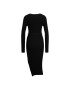 JJXX Плетена рокля Margaret 12220778 Черен Slim Fit - Pepit.bg