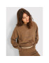 JJXX Суитшърт Beatrice 12200367 Кафяв Oversize - Pepit.bg