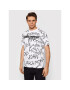 John Richmond Тишърт Adroa UMP22145TS Бял Regular Fit - Pepit.bg