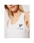 John Richmond топ Singlet Taimulo UWP21016CN Бял Slim Fit - Pepit.bg