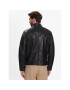 JOOP! Jeans Кожено яке 80000247 Черен Regular Fit - Pepit.bg