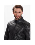 JOOP! Jeans Кожено яке 80000247 Черен Regular Fit - Pepit.bg