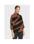 Joseph Ribkoff Пуловер 223945 Кафяв Relaxed Fit - Pepit.bg