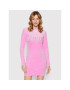 Juicy Couture Ежедневна рокля Vivian JCWE221003 Розов Slim Fit - Pepit.bg