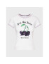 Juicy Couture Тишърт Cherry JCWCT123306 Бял Slim Fit - Pepit.bg