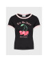 Juicy Couture Тишърт Cherry JCWCT123306 Черен Slim Fit - Pepit.bg