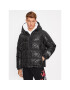Just Cavalli Пухено яке 75OAUD16 Черен Regular Fit - Pepit.bg