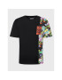 Just Cavalli Тишърт 74OBH6R8 Черен Regular Fit - Pepit.bg