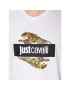 Just Cavalli Тишърт 74OBHF07 Бял Regular Fit - Pepit.bg