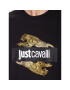 Just Cavalli Тишърт 74OBHF07 Черен Regular Fit - Pepit.bg