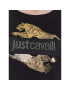 Just Cavalli Тишърт 74PBHF07 Черен Regular Fit - Pepit.bg