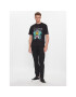 Just Cavalli Тишърт 75OAHF02 Черен Regular Fit - Pepit.bg