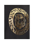 Just Cavalli Тишърт 75OAHT01 Черен Regular Fit - Pepit.bg