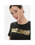 Just Cavalli Тишърт 75PAHT00 Черен Regular Fit - Pepit.bg