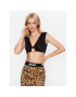 Just Cavalli топ 74PBM210 Черен Slim Fit - Pepit.bg