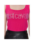 Just Cavalli топ 74PBME01 Розов Regular Fit - Pepit.bg