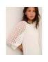 Kaffe Блуза Becca 10506942 Бял Regular Fit - Pepit.bg