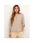 Kaffe Блуза Stridy 10504279 Бежов Regular Fit - Pepit.bg