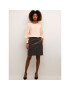 Kaffe Кожена пола Kacassie 10507316 Кафяв Shaped Fit - Pepit.bg