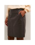 Kaffe Кожена пола Kacassie 10507316 Кафяв Shaped Fit - Pepit.bg