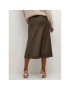Kaffe Миди пола Asasmina 10507456 Кафяв Regular Fit - Pepit.bg