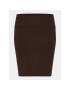 Kaffe Мини пола Penny 501040 Кафяв Slim Fit - Pepit.bg