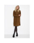Kaffe Плетена рокля Lioa 10506885 Кафяв Regular Fit - Pepit.bg