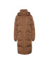 Kaffe Пухено яке Anika 10504086 Кафяв Regular Fit - Pepit.bg
