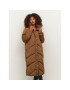 Kaffe Пухено яке Lindsay 10504571 Кафяв Regular Fit - Pepit.bg