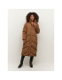 Kaffe Пухено яке Lindsay 10504571 Кафяв Regular Fit - Pepit.bg