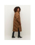 Kaffe Пухено яке Lindsay 10504571 Кафяв Regular Fit - Pepit.bg