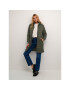 Kaffe Пухено яке Lira 10507223 Зелен Regular Fit - Pepit.bg