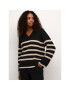 Kaffe Пуловер Irina 10507671 Черен Loose Fit - Pepit.bg