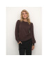 Kaffe Пуловер Kalone 10507905 Кафяв Regular Fit - Pepit.bg