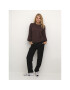 Kaffe Пуловер Kalone 10507905 Кафяв Regular Fit - Pepit.bg