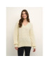 Kaffe Пуловер Katinka 10507747 Екрю Loose Fit - Pepit.bg