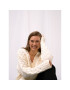 Kaffe Пуловер Katinka 10507747 Екрю Loose Fit - Pepit.bg