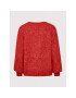Kaffe Пуловер Sarla 10506829 Червен Loose Fit - Pepit.bg